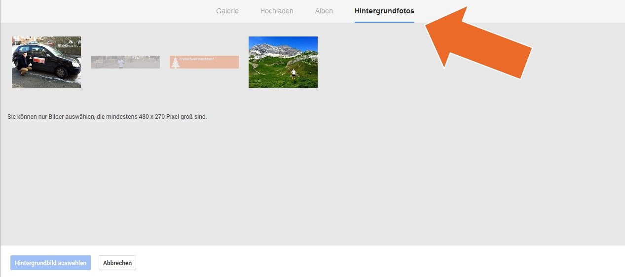 GooglePlus mit neuem Profil-Bild Änderung Schritt 2 - Scheidtweiler PR Bremen