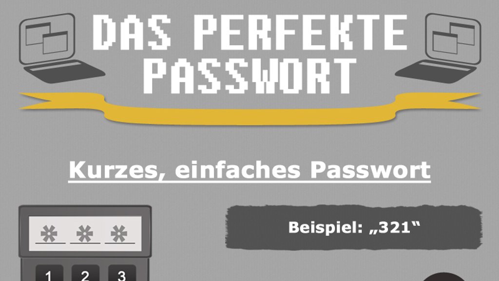 Datenschutz-Info - Das sichere Passwort wählen